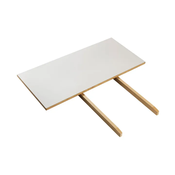 C35 table extension leaf - 95x45 cm light grey-oak nature lacquered - FDB Møbler