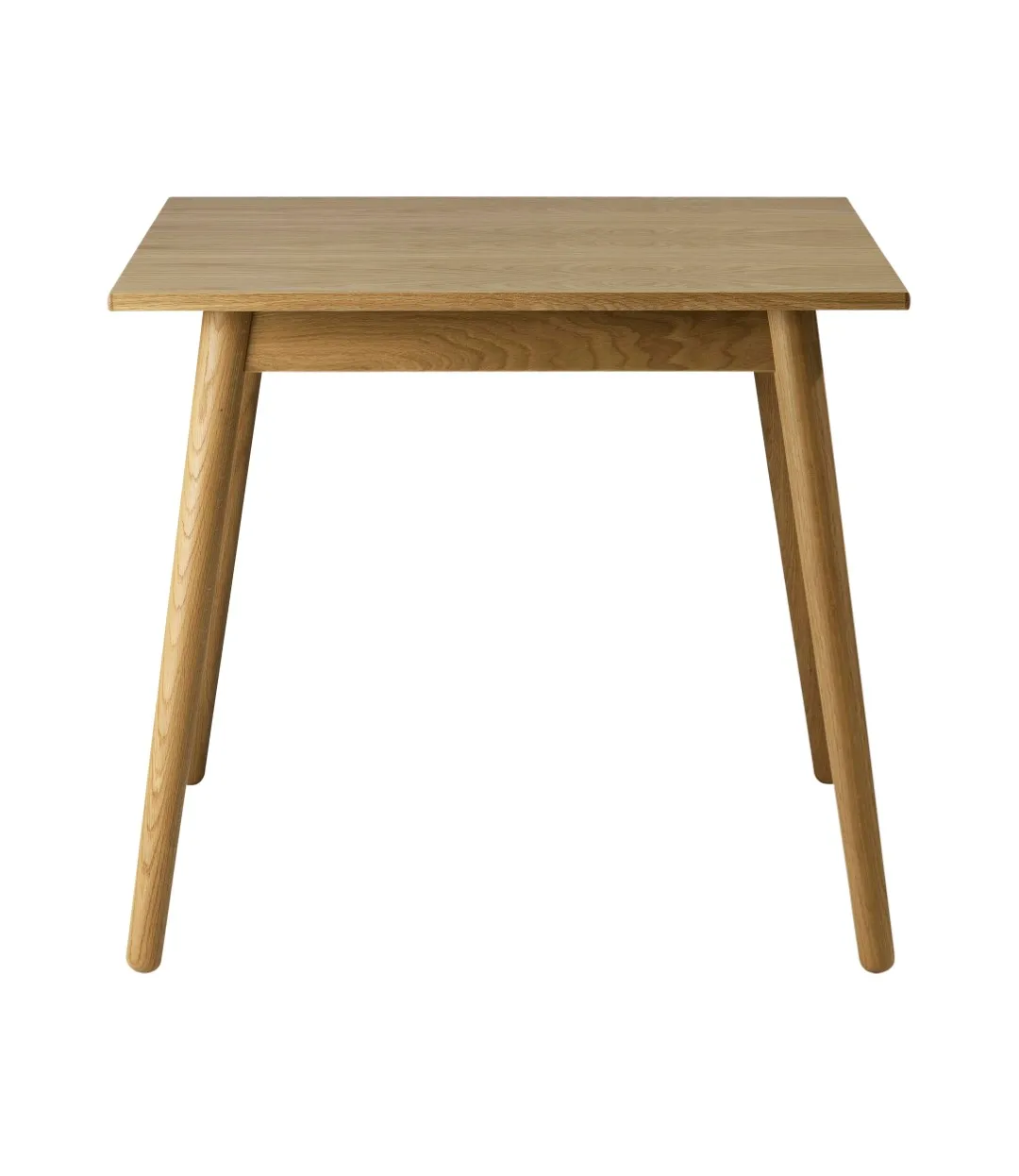 C35A dining table 82x82 cm, Oak nature-oak nature lacquered FDB Møbler