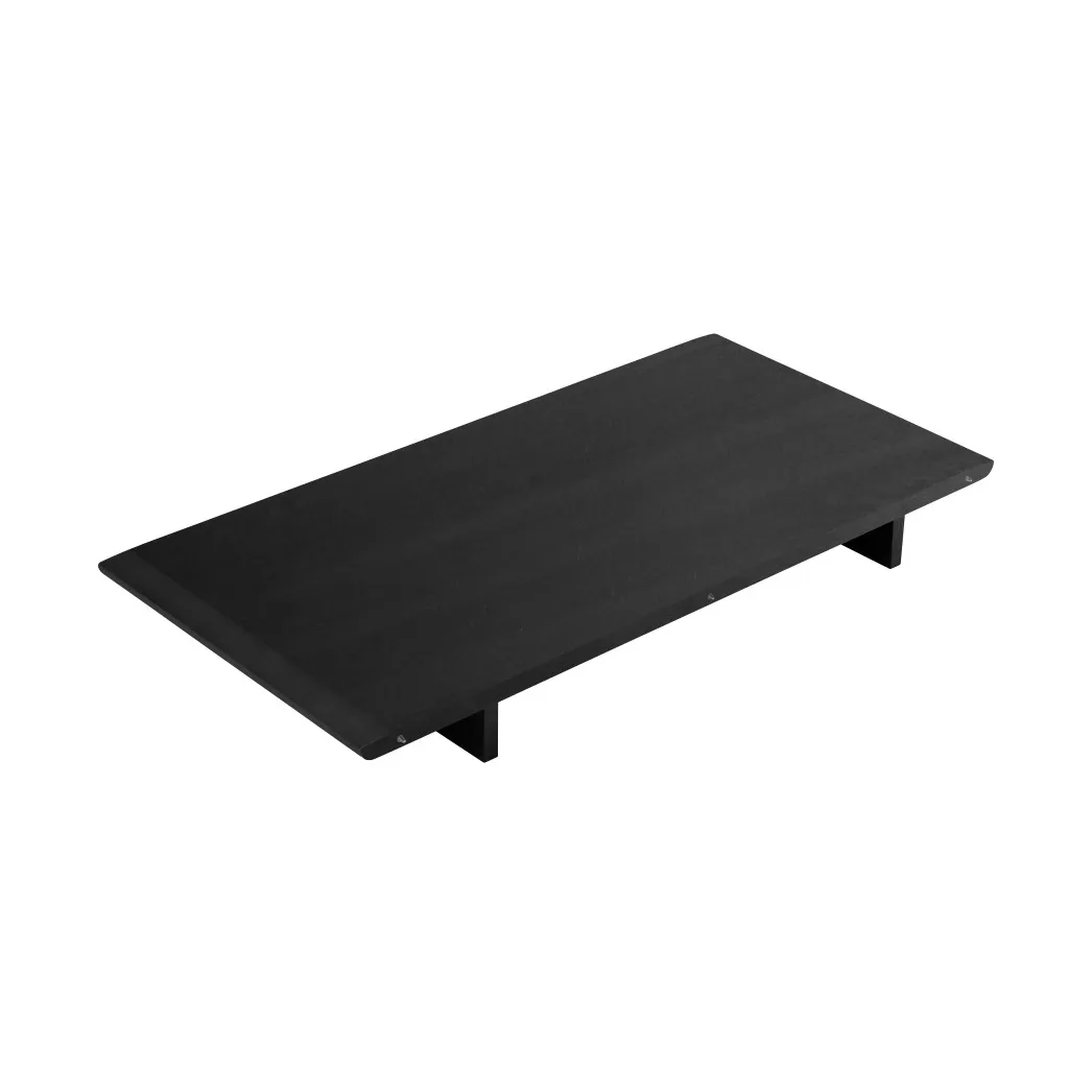 C63E table extension leaf, Black beech painted FDB Møbler
