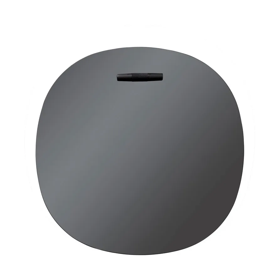 I4 Birksø wall mirror, Oak black painted toned Ø50 cm FDB Møbler