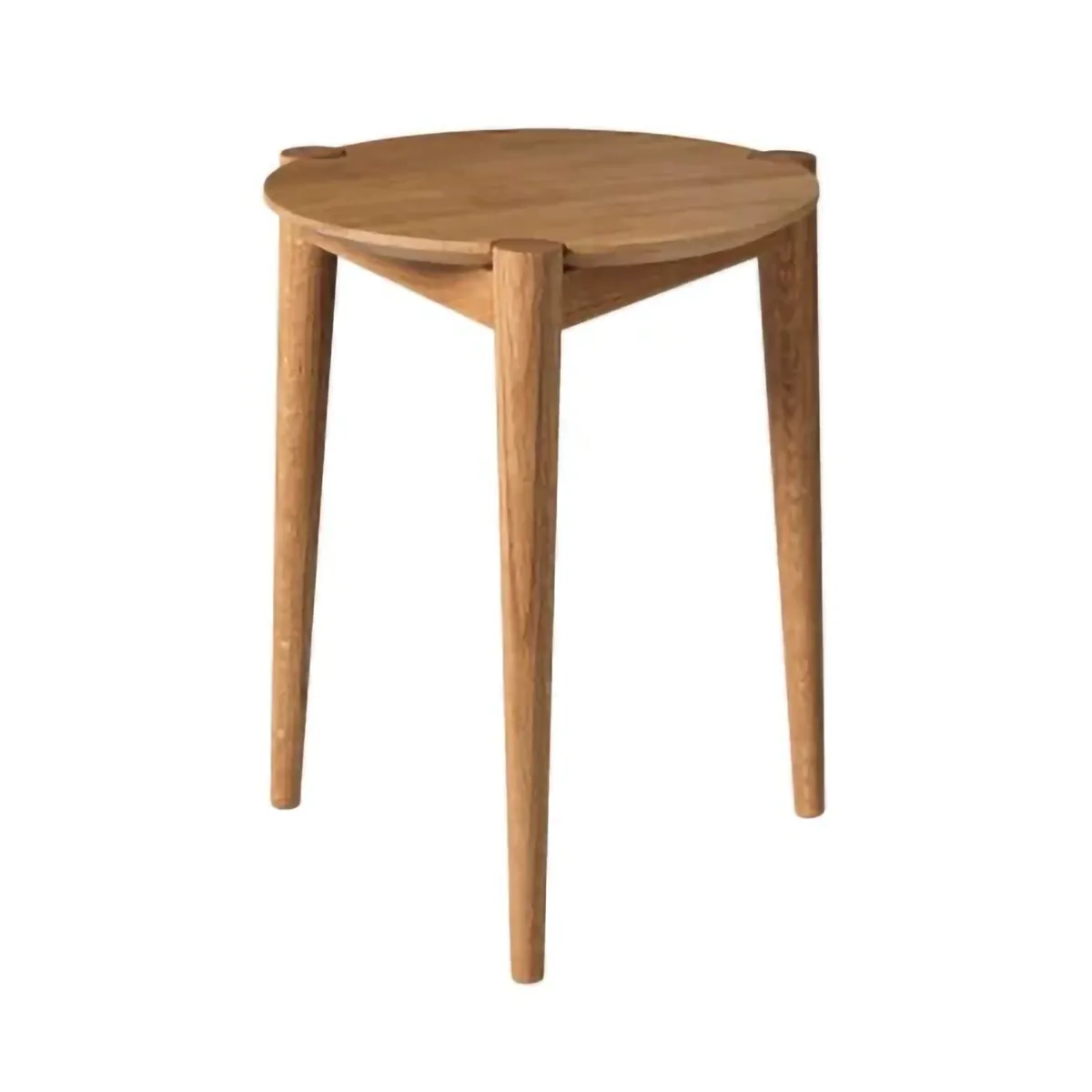 J160 stool 35 cm, Oak solid oiled FDB Møbler