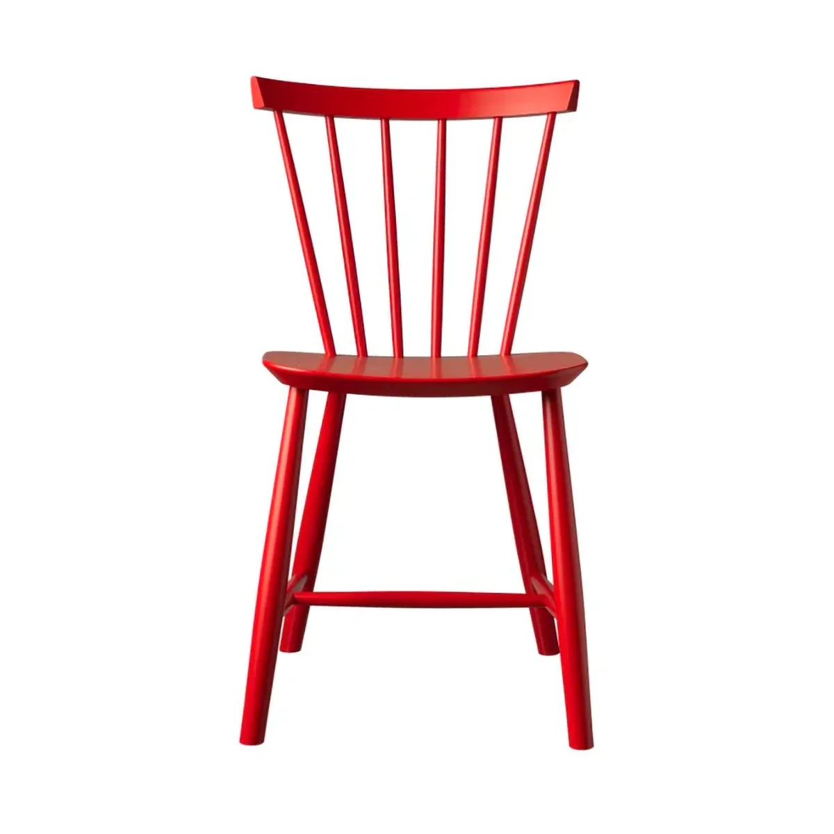 J46 chair, Mailbox red FDB Møbler