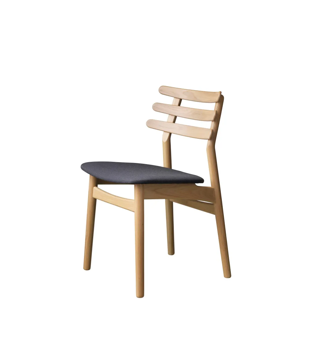 J48 chair, Oak nature lacquered-anthracite FDB Møbler