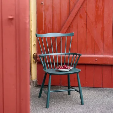 J52B chair - Black green - FDB Møbler