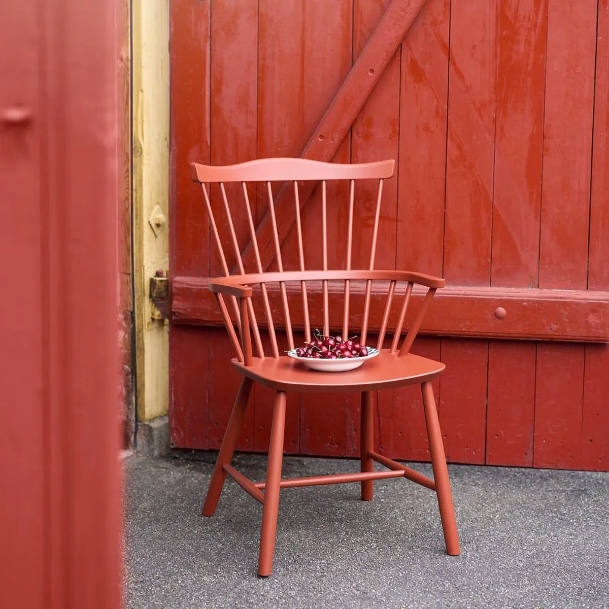 J52B chair, Brick red FDB Møbler