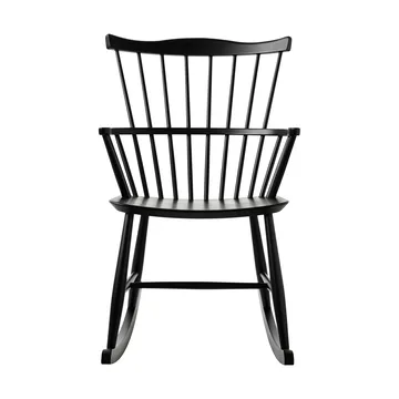 J52G rocking chair - Beech Ral 9005 - FDB Møbler