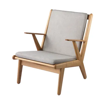 J53 armchair - Oiled oak-light grey - FDB Møbler