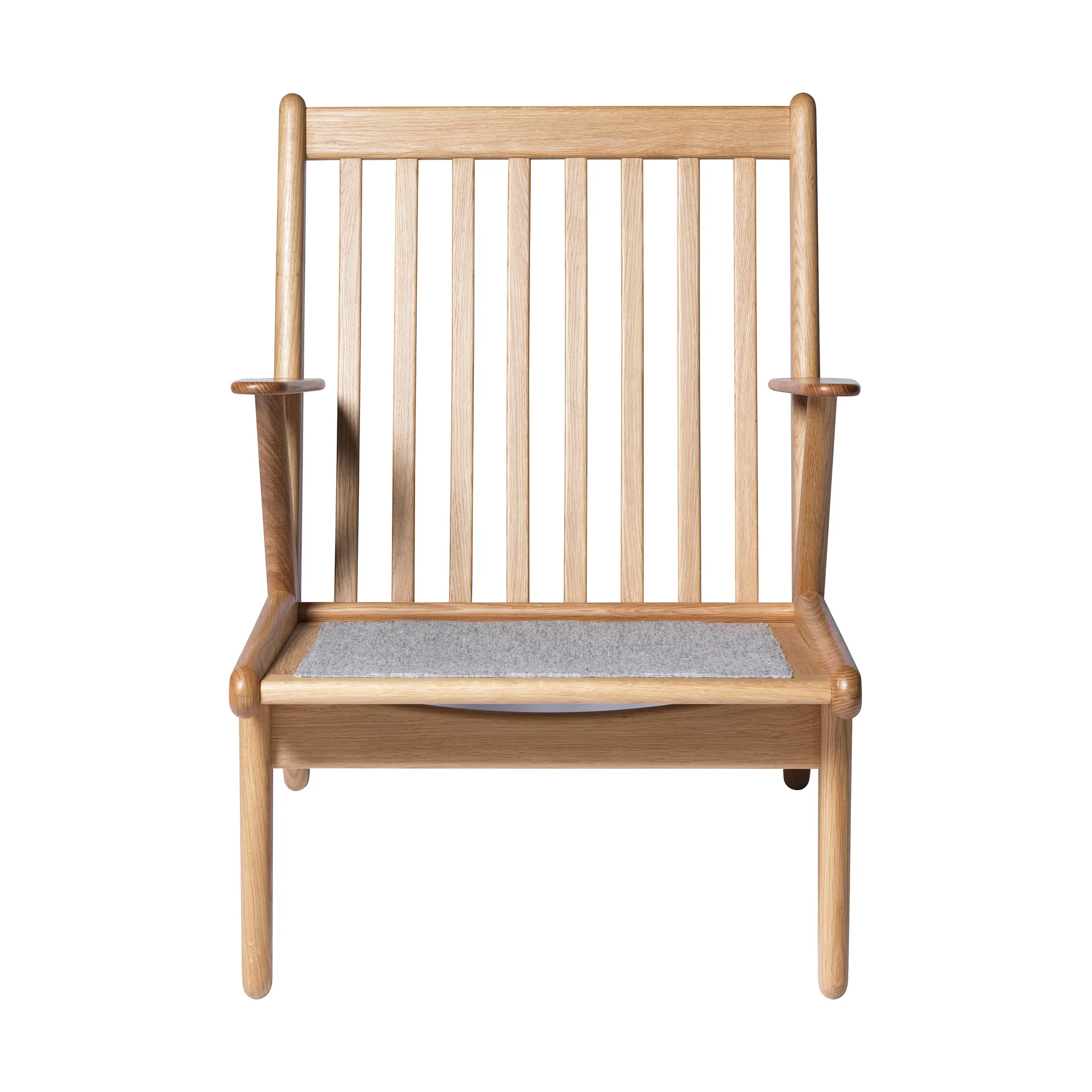 J53 chair frame, Oak lacquered FDB Møbler