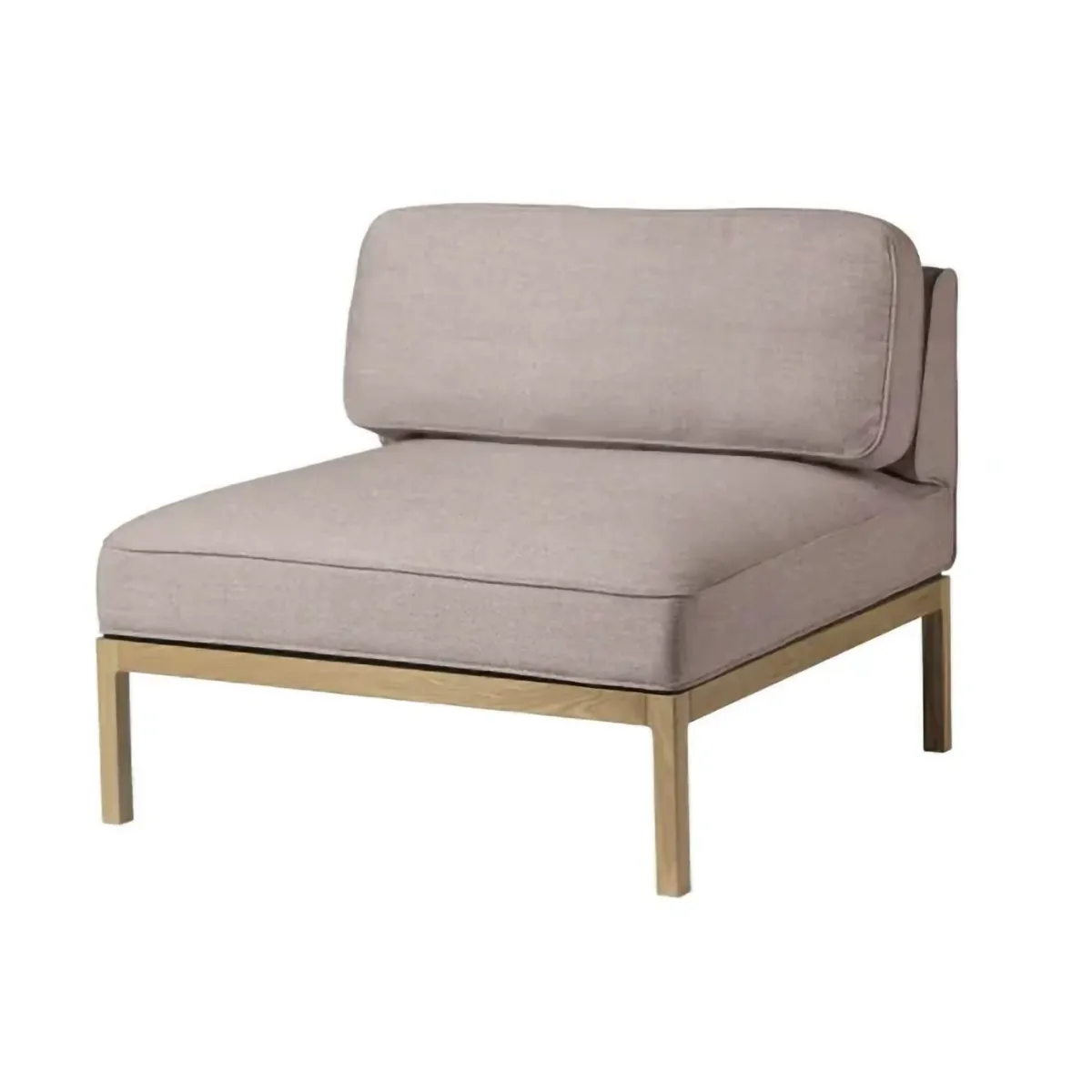 L37 7-9-13 sofa module, middle section 90 cm, Stone-lacquered oak FDB Møbler