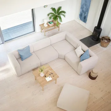 L44 Mols sofa module, middle section - Beige - FDB Møbler