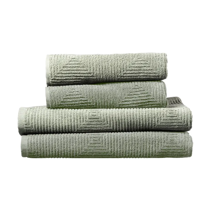 R33 Kirkeby towel set 4 pieces - Sea spray - FDB Møbler