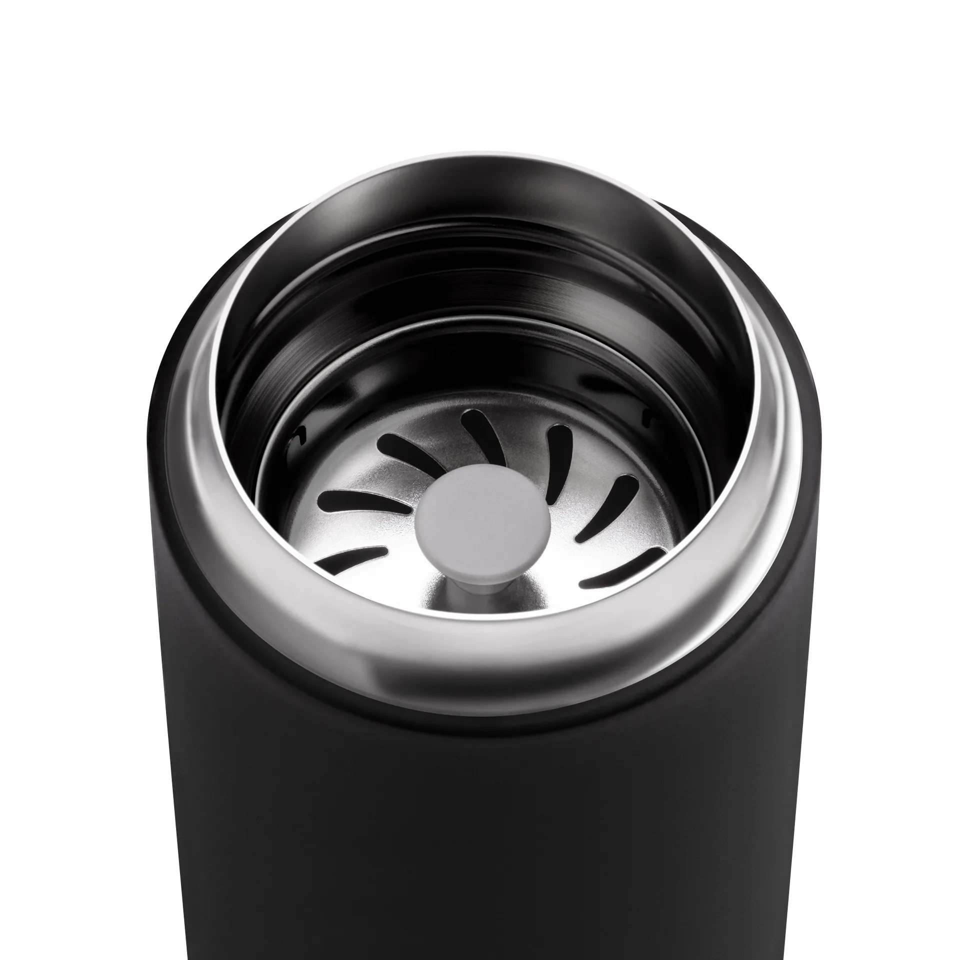 Carter thermos mug with splash guard 35 cl, Matte black Fellow