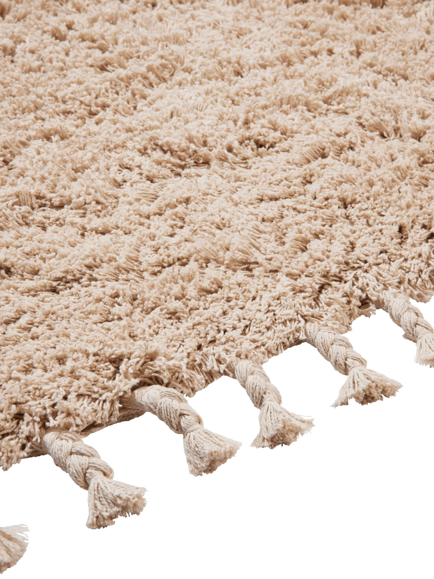 Amass long pile rug 70x50 cm, Off-white Ferm Living