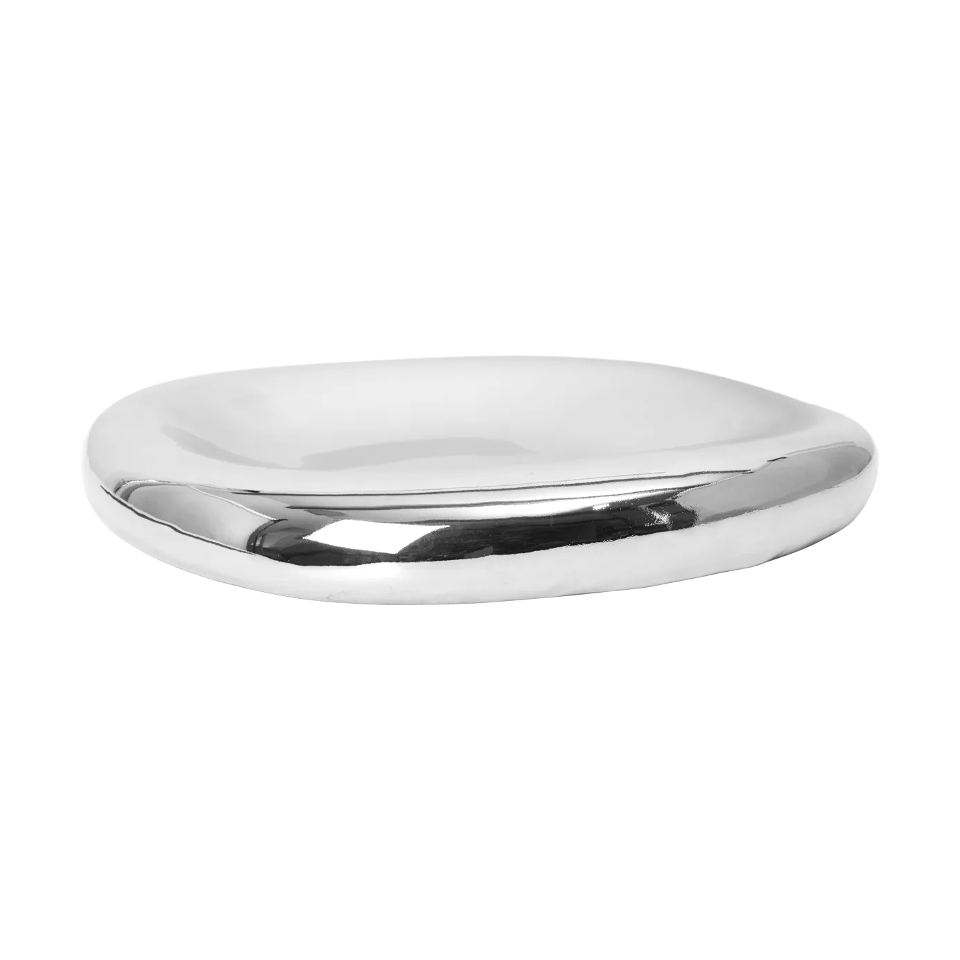 Bellure centrepiece decorative bowl Ø35 cm, Silver Ferm Living