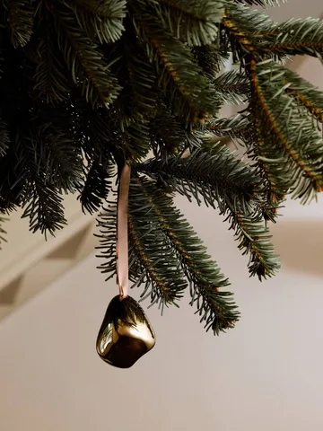Bellure Christmas ornament 7 cm 2 pieces - brass finish - Ferm Living