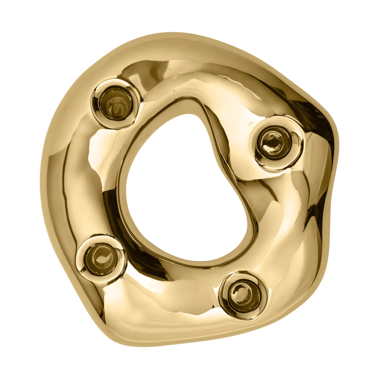 Bellure ring candleholder, brass finish Ferm Living