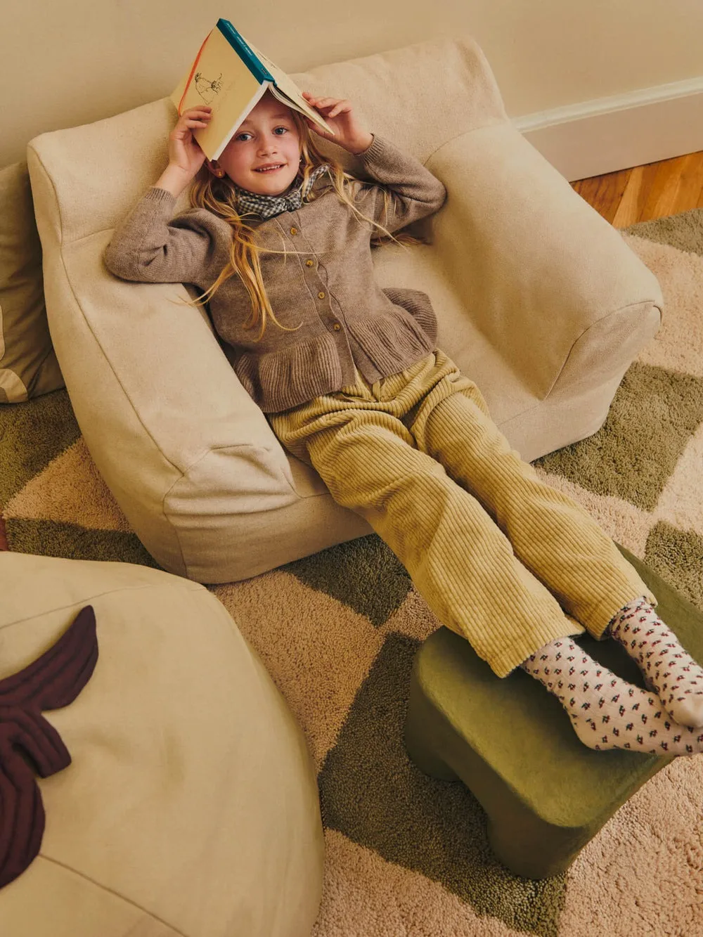Billow bean bag armchair, Off-white Ferm Living