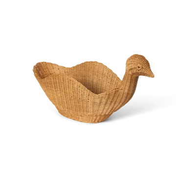 Bird storage basket 40x28,5x74 cm - Natural - Ferm Living
