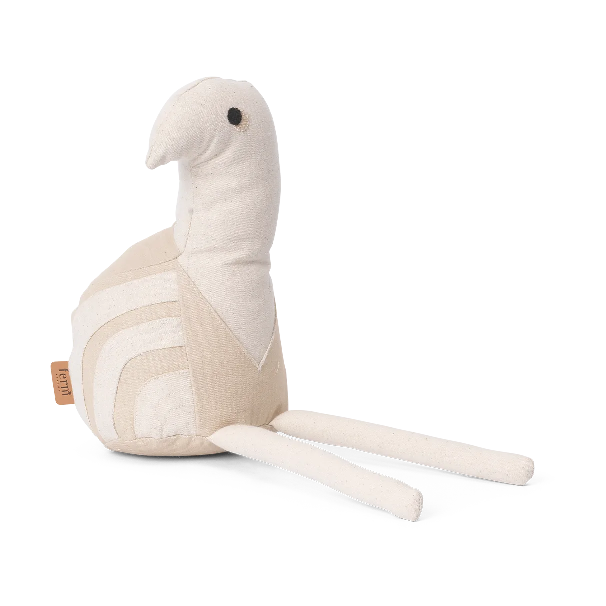 Birdy Teddy stuffed animal, Natural-Off-white Ferm Living