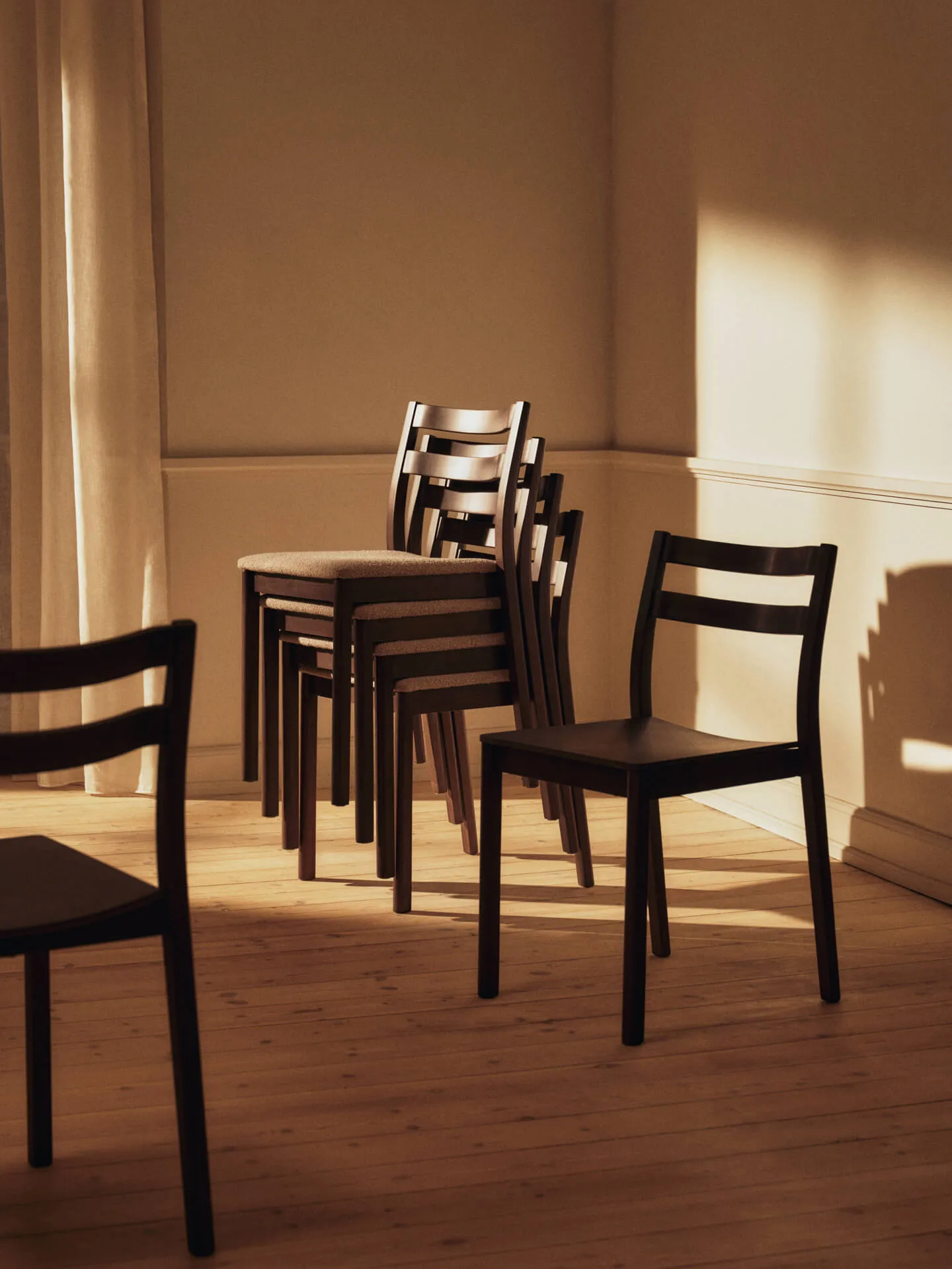 Boda chair, Dark stained oak Ferm Living