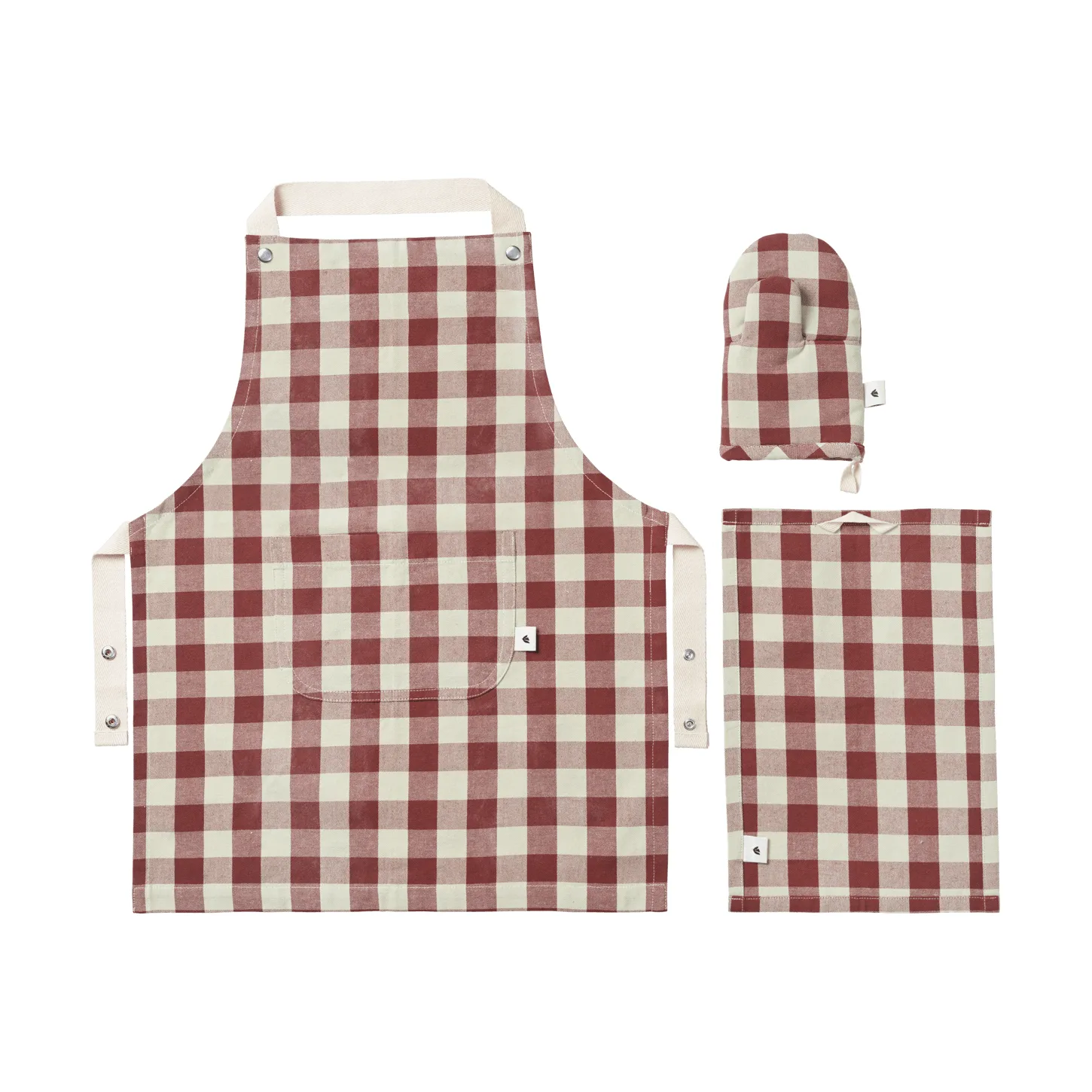 Bothy children's kitchen set, 3 pieces, cinnamon-grey-green Ferm Living