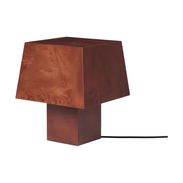 Burl table lamp 33 cm - Dark stained burl - Ferm Living