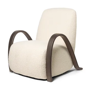 Buur lounge chair Nordic Bouclé - Off-white - Ferm Living