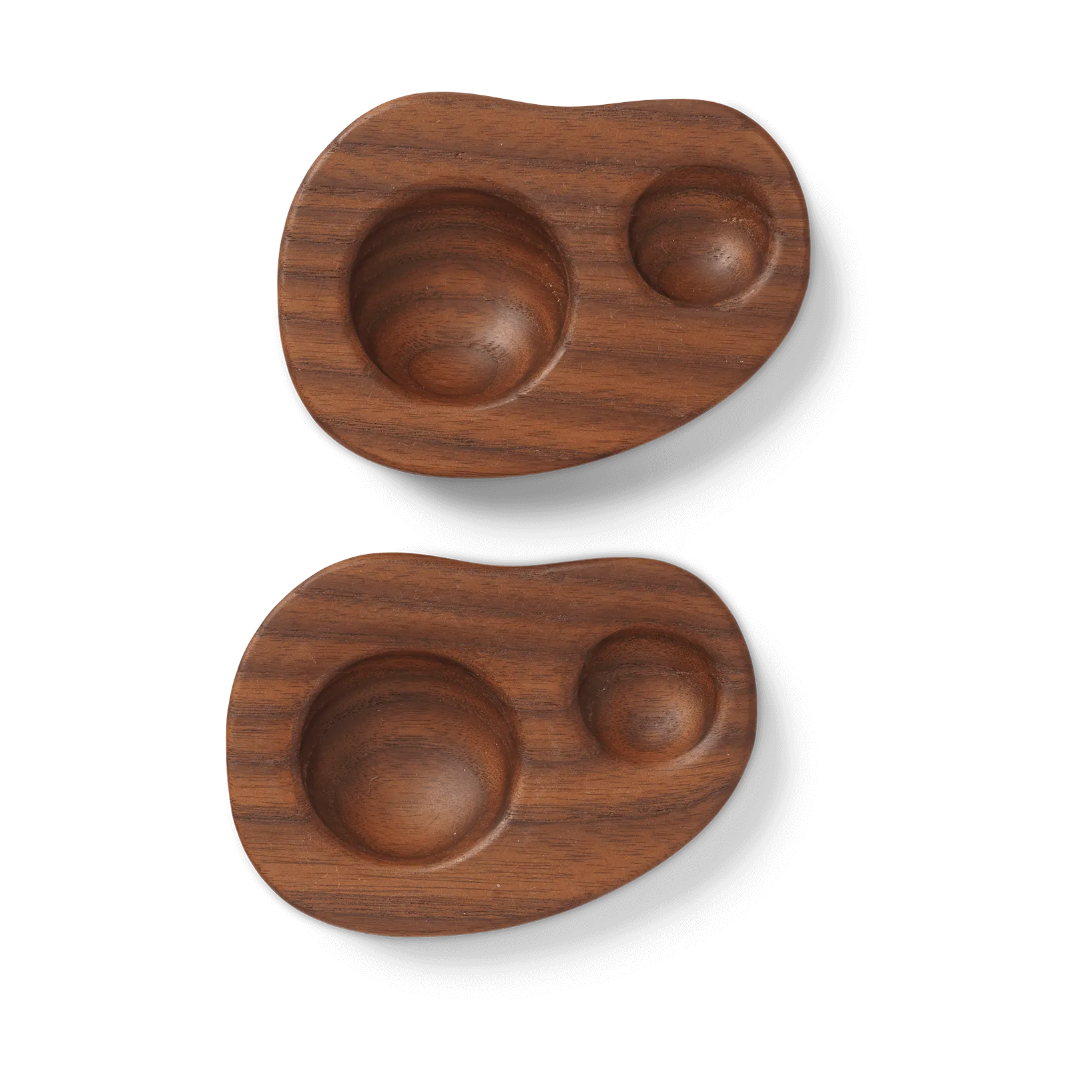 Cairn egg cup 2-pack, Dark brown Ferm Living