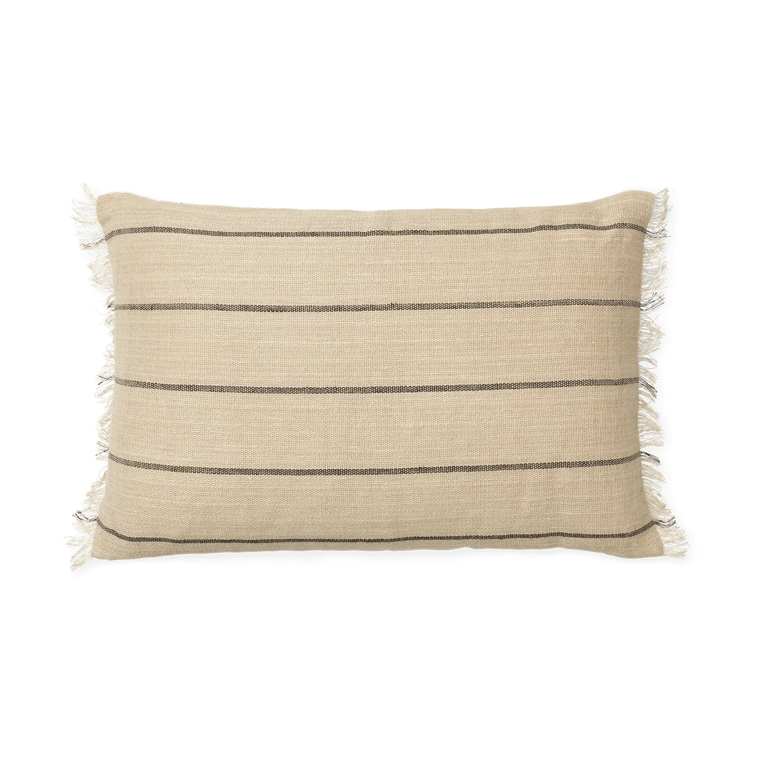 Calm cushion cover 40x60 cm, Camel-Black Ferm Living
