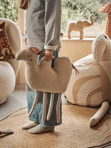 Camel cushion 47x51 cm - Natural - Ferm Living
