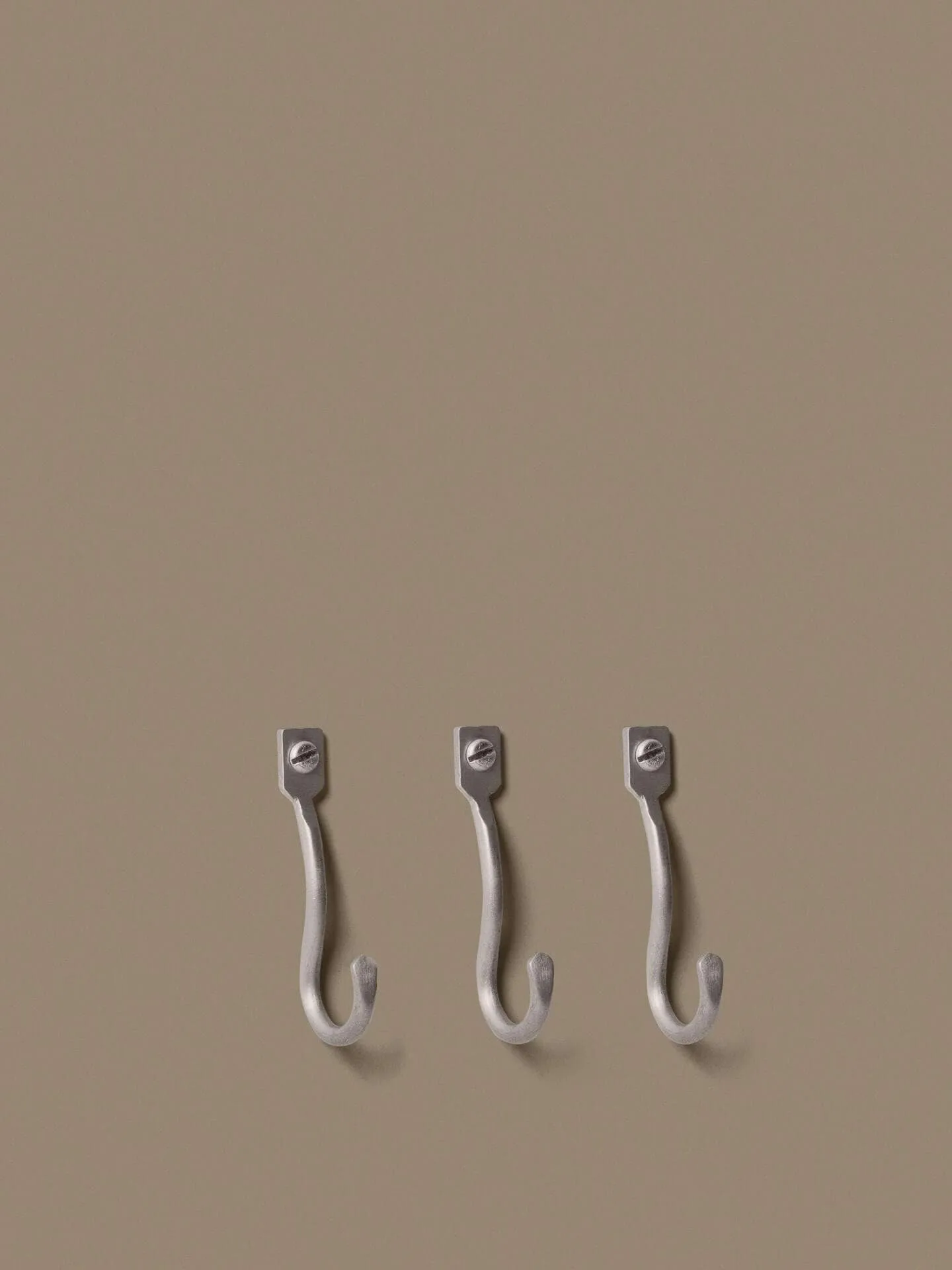 Curvature hook 3-pack, Stainless steel Ferm Living