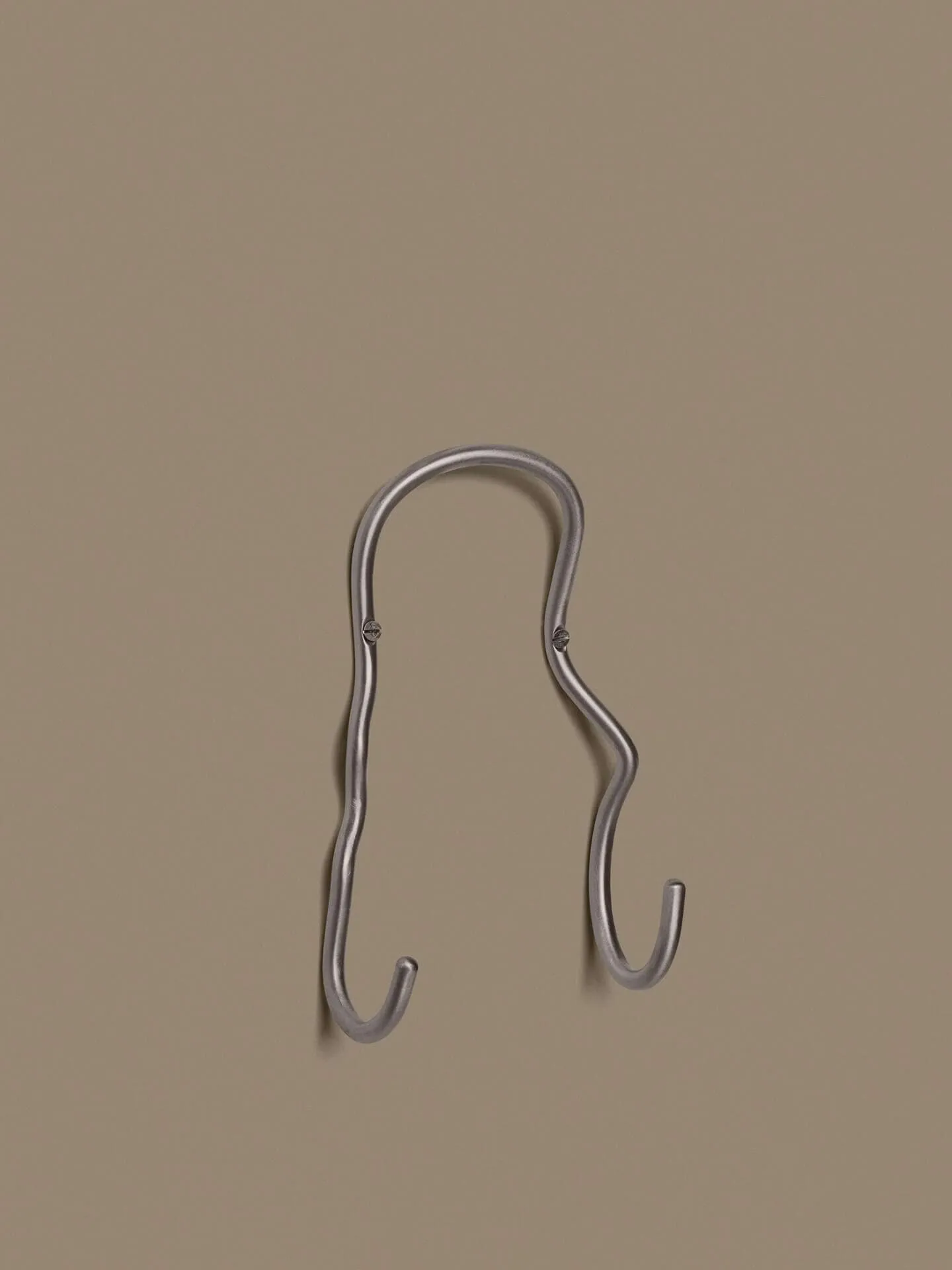 Curvature hook double, Stainless steel Ferm Living