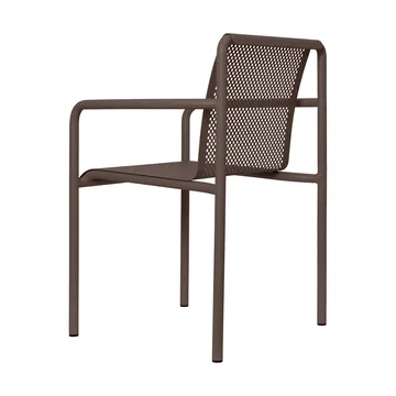 Dapple chair with armrests - Dark Chocolate - Ferm Living