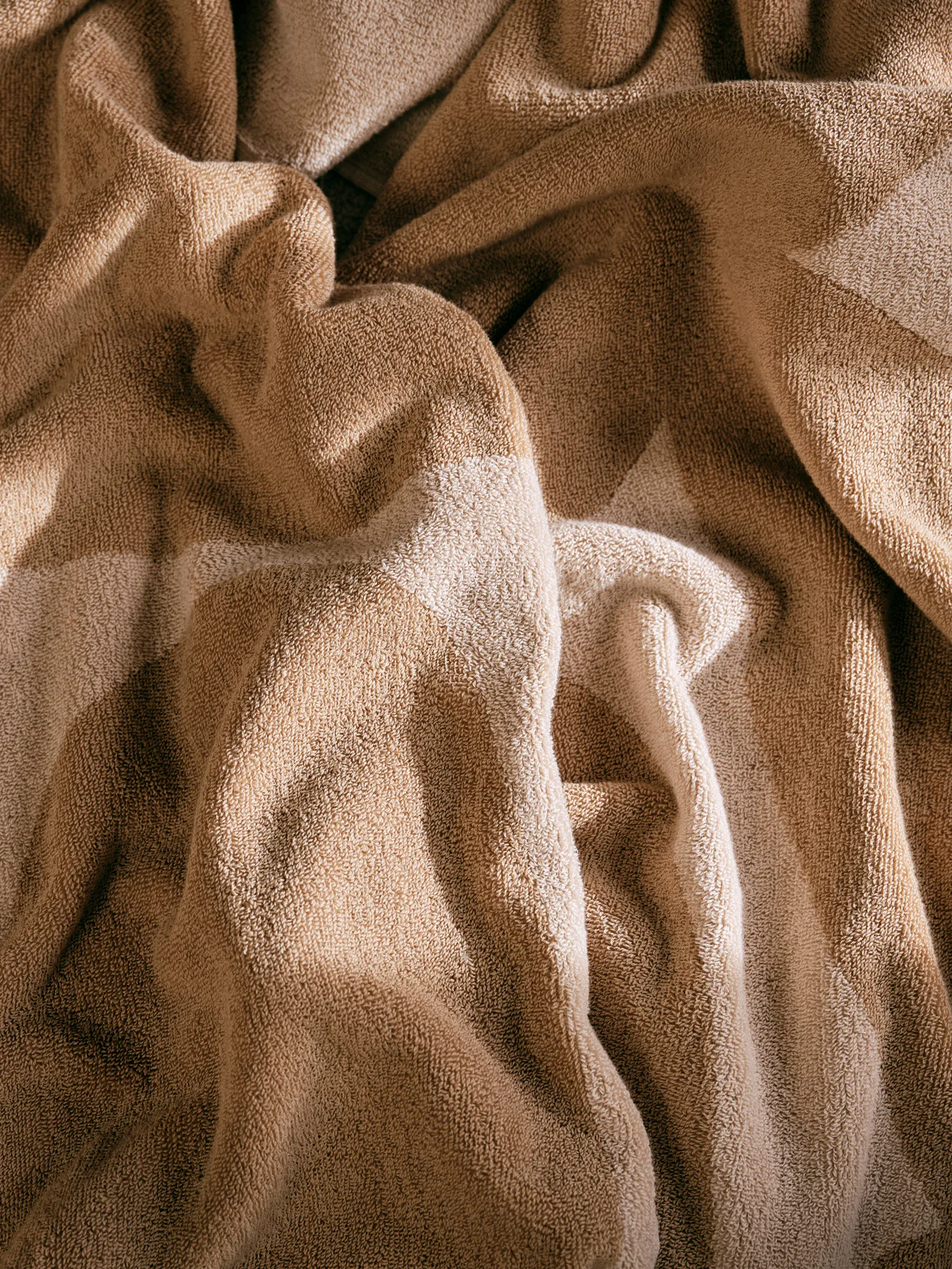 Ebb bath towel 100x150 cm, Sand, off-white Ferm Living