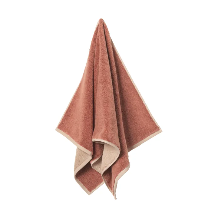Ekko towel - Mocha-cashmere, 50x100 cm - Ferm Living