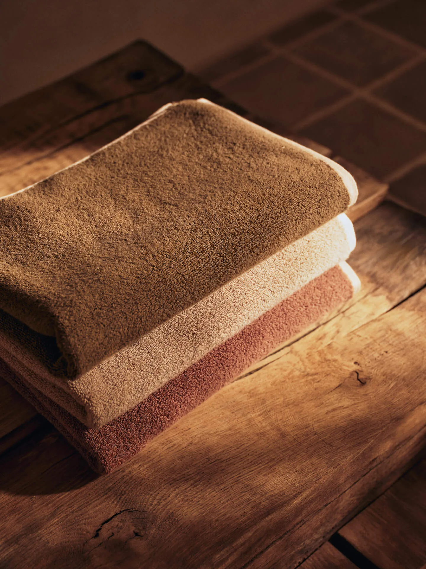 Ekko towel, Olive-cashmere, 50x100 cm Ferm Living