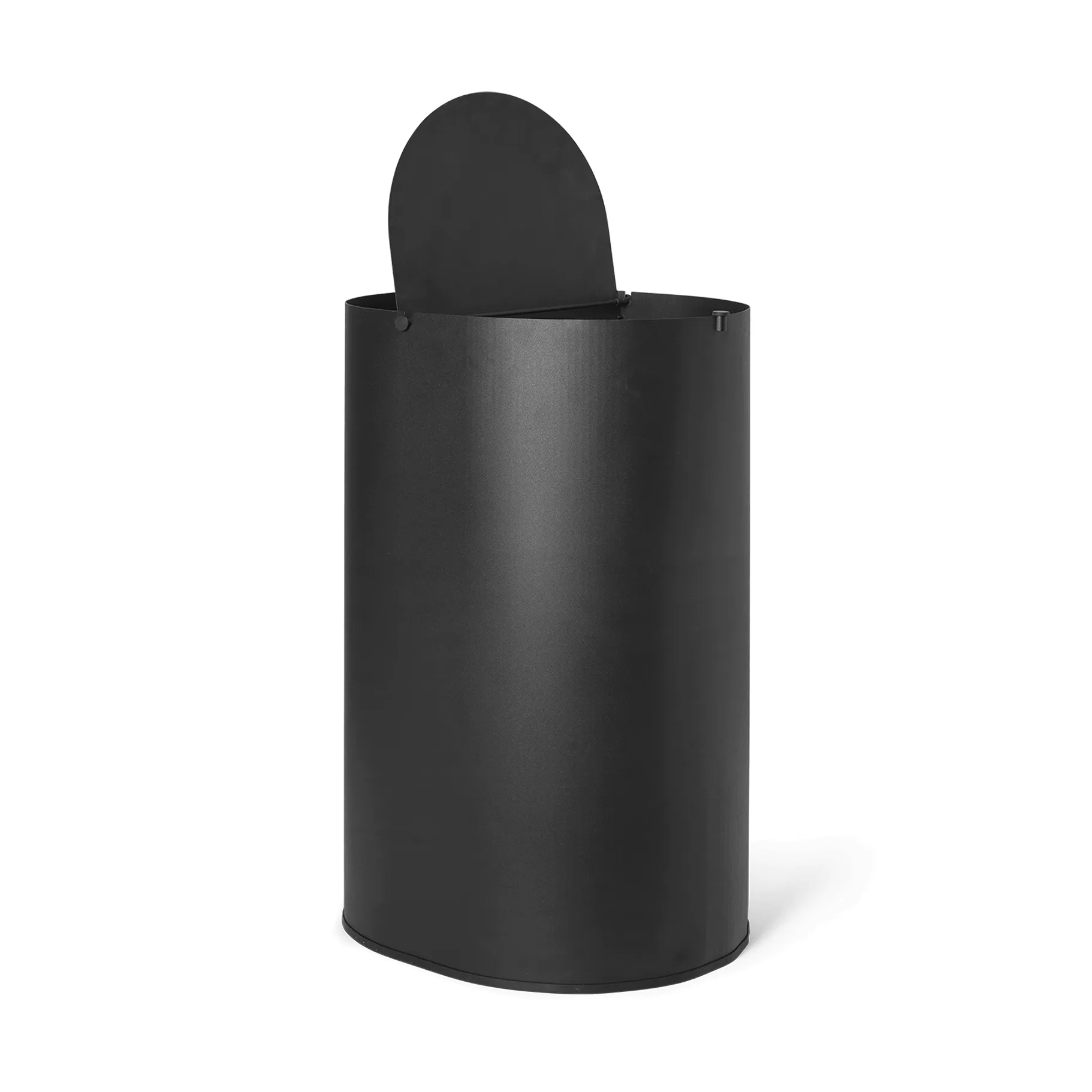 Enkel waste bin large, Black Ferm Living