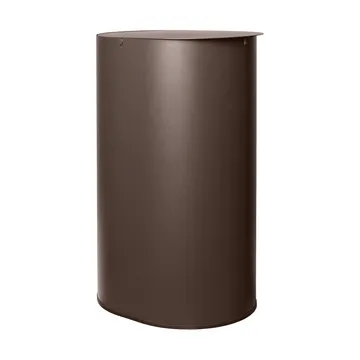 Enkel waste bin large - Dark chocolate - Ferm Living