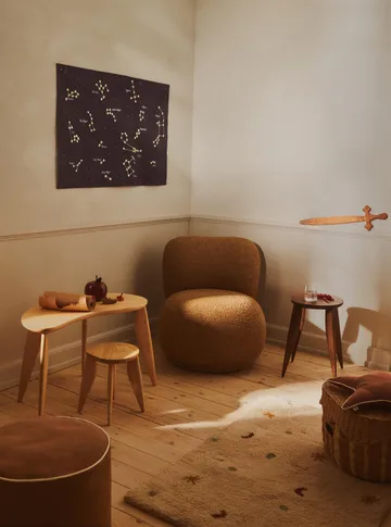 Feve kids stool - Untreated Ash - Ferm Living