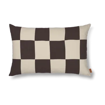 Fold patchwork cushion cover 40x60 cm - Coffee-undyed - Ferm Living