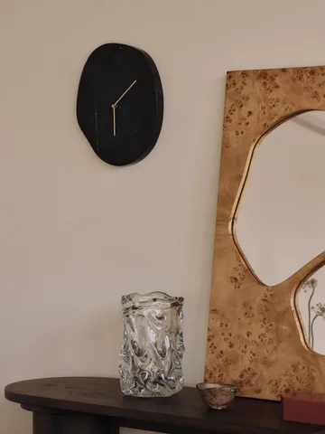 Folia mirror - Natural burl, 82 cm - Ferm Living
