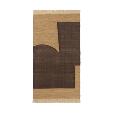 Forene carpet - Tan-Chocolate, 80x140 cm - Ferm Living