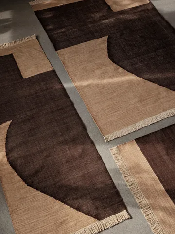 Forene walking mat - Tan-Chocolate, 80x200 cm - Ferm Living