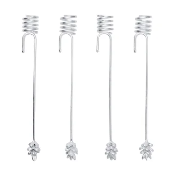 Forest candle holder for Christmas tree 4-pack - Silver - Ferm Living