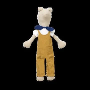 Frog Teddy plush toy - Natural - Ferm Living