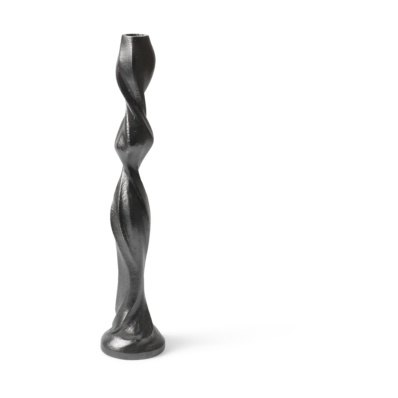 Gale candlestick 38 cm, Blackened Aluminium Ferm Living