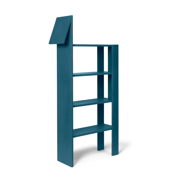Giraffe bookshelf 69x140 cm - Dark Blue - Ferm Living