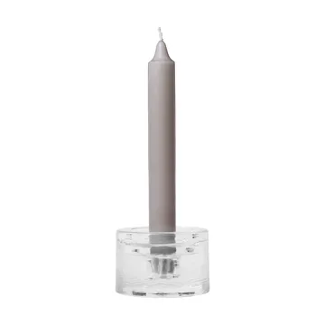 Gradia candle holder round Ø8 cm - Clear - Ferm Living