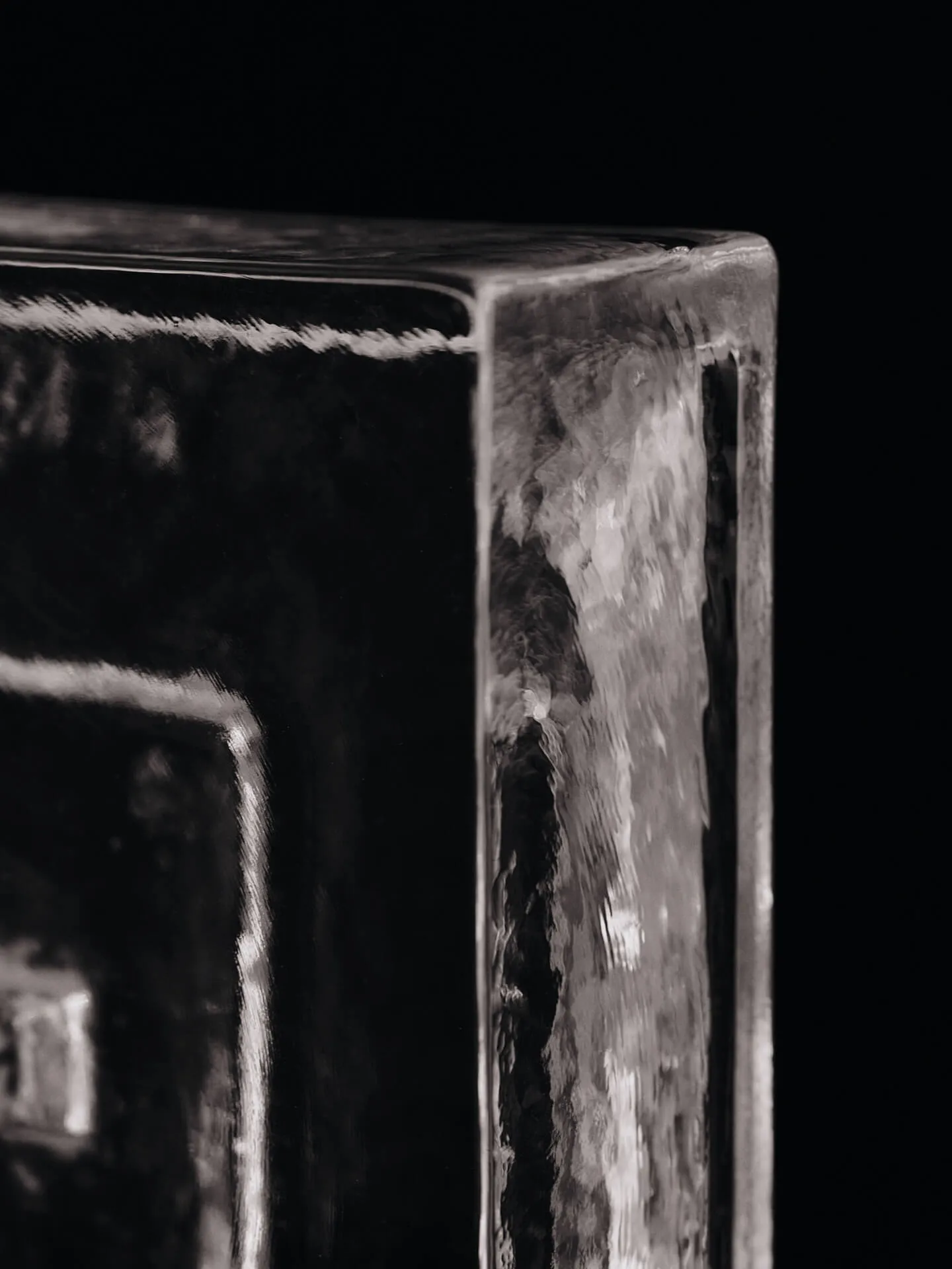 Gradia candle holder square 16x16 cm, Clear Ferm Living