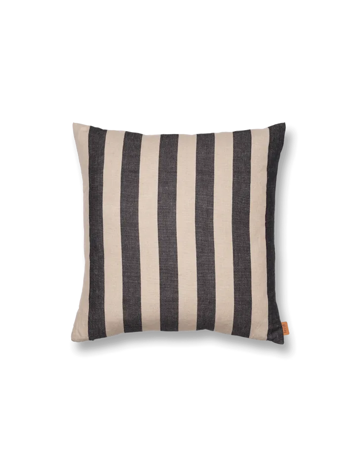 Grand pillowcase 50x50 cm - Sand-black - Ferm Living